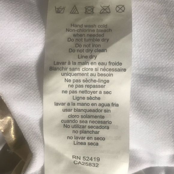 Bikini Lab Metallic light Golden Swimsuit - Picture 11 of 11